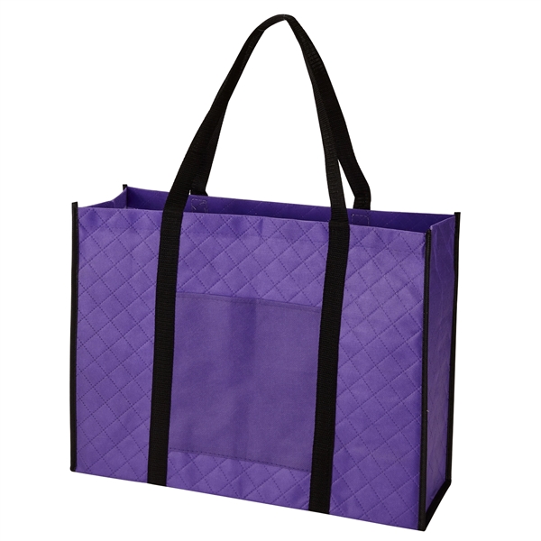 Quilted Non-Woven Tote | Plum Grove