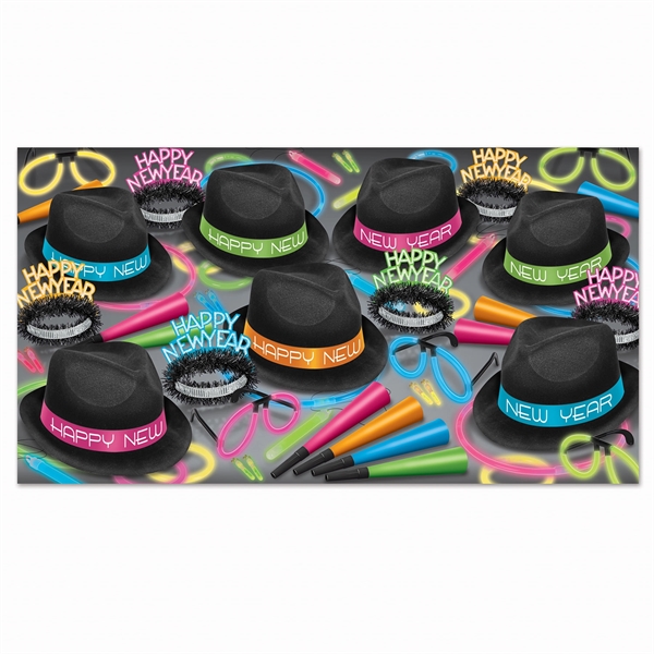 Neon Glow Chairman Assortment for 50 for New Years Eve - Neon Glow Chairman Assortment for 50 for New Years Eve - Image 0 of 0
