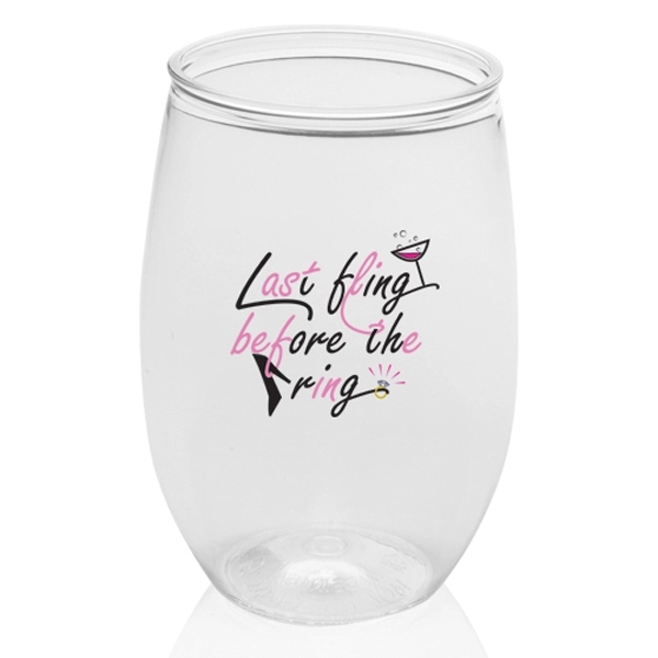 16 Oz Promotional Stemless Wine Glasses