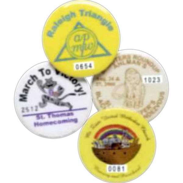 2 1/2" Round Celluloid Button - 2 1/2" Round Celluloid Button - Image 5 of 8