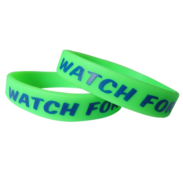 Printed Silicone Wristband - Printed Silicone Wristband - Image 1 of 32