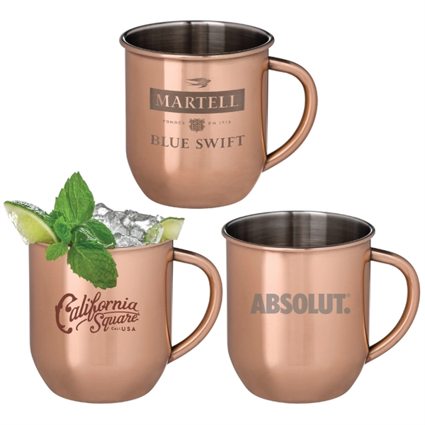 Mosconi Copper Plated Moscow Mule Mug - Mosconi Copper Plated Moscow Mule Mug - Image 0 of 2