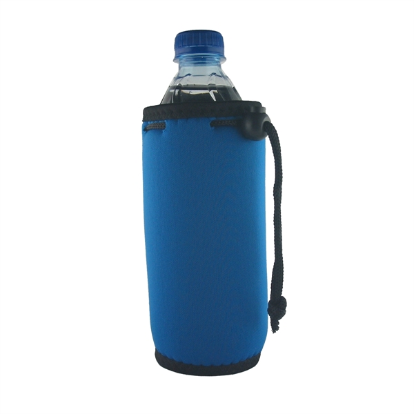 Bottle Can Coolie With Drawstring and Clip - Bottle Can Coolie With Drawstring and Clip - Image 2 of 10