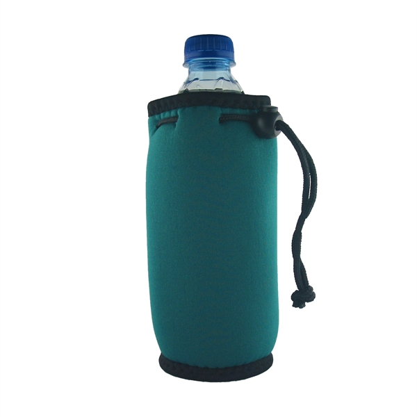 Bottle Can Coolie With Drawstring and Clip - Bottle Can Coolie With Drawstring and Clip - Image 4 of 10