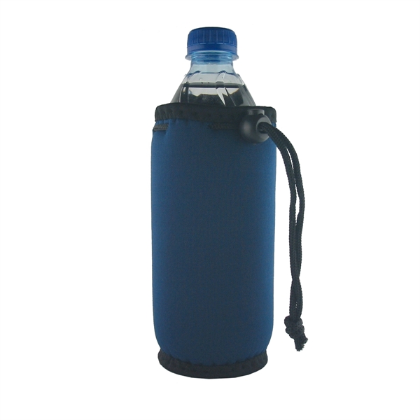 Bottle Can Coolie With Drawstring and Clip - Bottle Can Coolie With Drawstring and Clip - Image 6 of 10