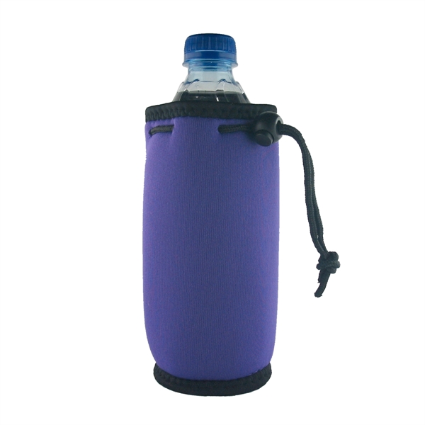 Bottle Can Coolie With Drawstring and Clip - Bottle Can Coolie With Drawstring and Clip - Image 8 of 10