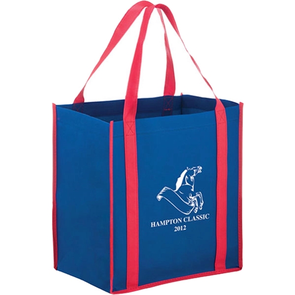 Two-Tone Non-Woven Tote Bag - Color Evolution - Two-Tone Non-Woven Tote Bag - Color Evolution - Image 8 of 13
