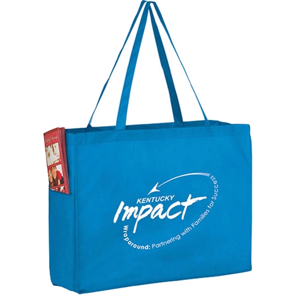 Side Pocket Tote Bag - Screen Print - Side Pocket Tote Bag - Screen Print - Image 16 of 16