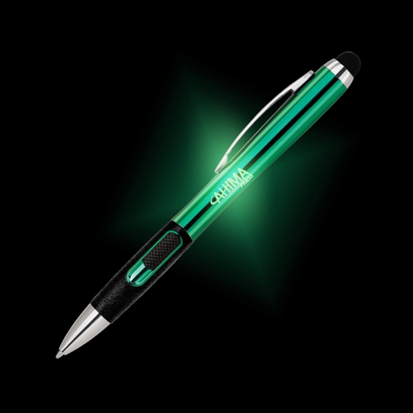Stylus-405 Light Up Logo Stylus Pen - Stylus-405 Light Up Logo Stylus Pen - Image 0 of 3