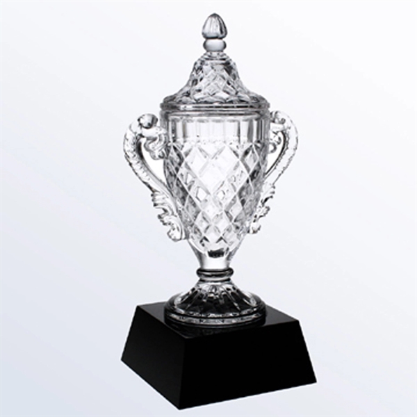 Glass Champion's Cup on Crystal Base - Glass Champion's Cup on Crystal Base - Image 0 of 2