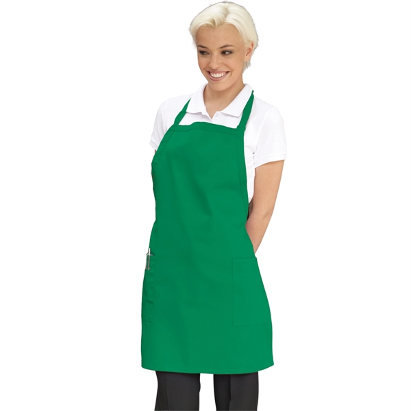 Kelly Green Deluxe Long Bib Apron - Kelly Green Deluxe Long Bib Apron - Image 0 of 0