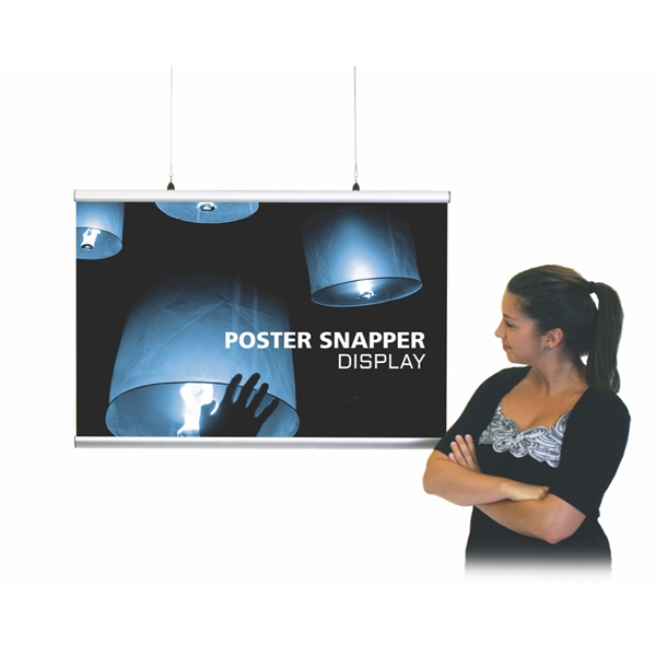 Poster Snapper 48" W Hanging Sign Hardware - Poster Snapper 48" W Hanging Sign Hardware - Image 0 of 1