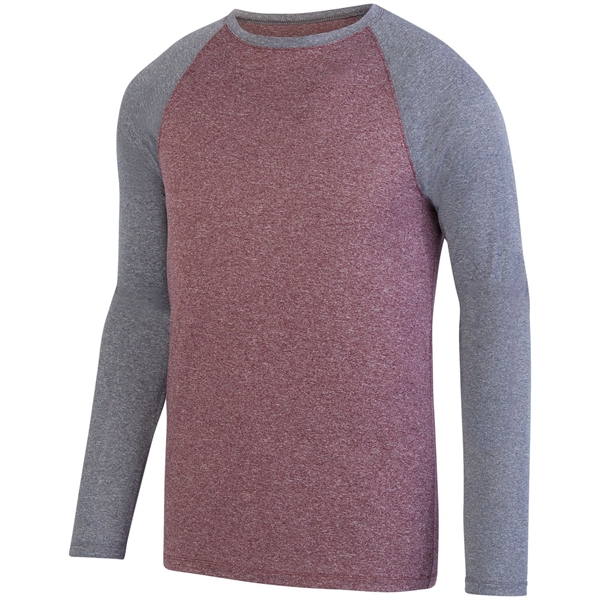 Kinergy Two Color Long Sleeve Raglan Tee - Kinergy Two Color Long Sleeve Raglan Tee - Image 2 of 6