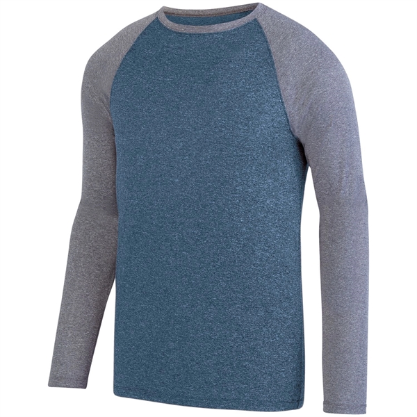 Kinergy Two Color Long Sleeve Raglan Tee - Kinergy Two Color Long Sleeve Raglan Tee - Image 3 of 6