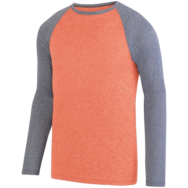 Kinergy Two Color Long Sleeve Raglan Tee - Kinergy Two Color Long Sleeve Raglan Tee - Image 4 of 6