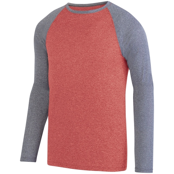 Kinergy Two Color Long Sleeve Raglan Tee - Kinergy Two Color Long Sleeve Raglan Tee - Image 5 of 6