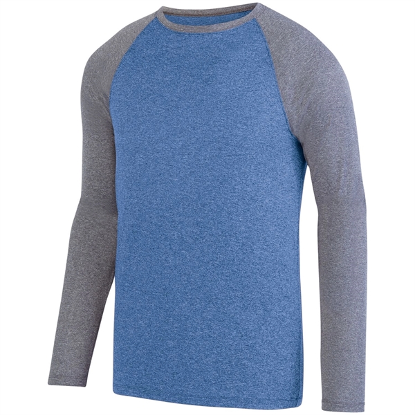 Kinergy Two Color Long Sleeve Raglan Tee - Kinergy Two Color Long Sleeve Raglan Tee - Image 6 of 6