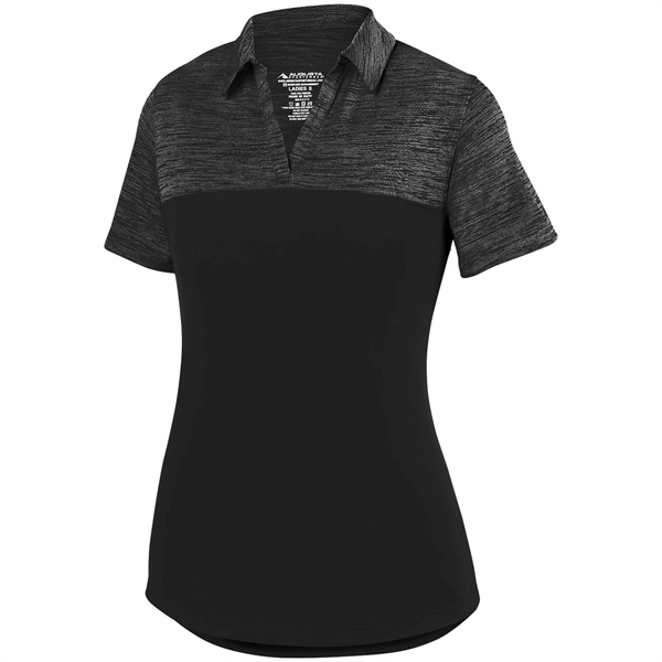 Ladies' Shadow Tonal Heather Polo - Ladies' Shadow Tonal Heather Polo - Image 0 of 10