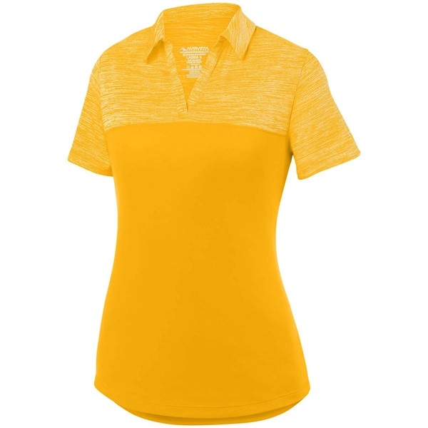 Ladies' Shadow Tonal Heather Polo - Ladies' Shadow Tonal Heather Polo - Image 2 of 10