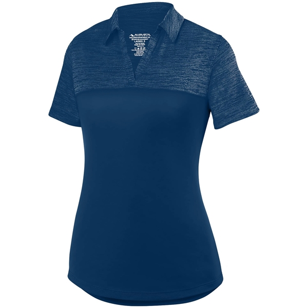 Ladies' Shadow Tonal Heather Polo - Ladies' Shadow Tonal Heather Polo - Image 4 of 10