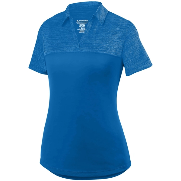 Ladies' Shadow Tonal Heather Polo - Ladies' Shadow Tonal Heather Polo - Image 9 of 10