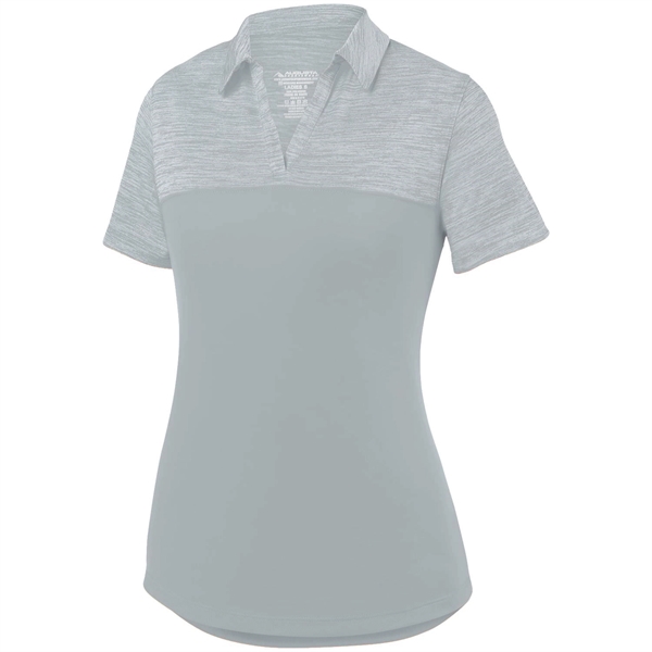 Ladies' Shadow Tonal Heather Polo - Ladies' Shadow Tonal Heather Polo - Image 10 of 10