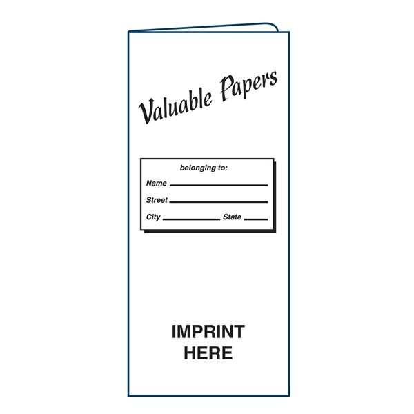 Valuable Papers document folder - Valuable Papers document folder - Image 1 of 1