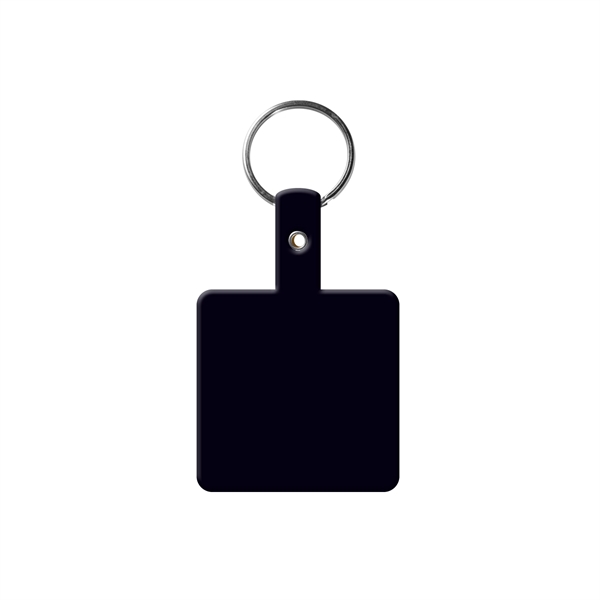 Square Shape Flexible Key Tag with Keychain - Square Shape Flexible Key Tag with Keychain - Image 1 of 17