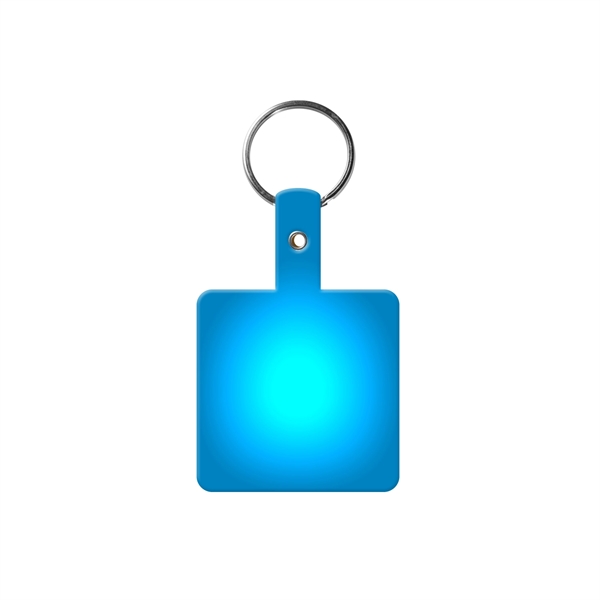 Square Shape Flexible Key Tag with Keychain - Square Shape Flexible Key Tag with Keychain - Image 9 of 17