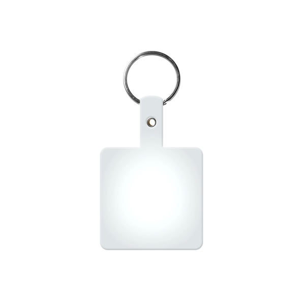 Square Shape Flexible Key Tag with Keychain - Square Shape Flexible Key Tag with Keychain - Image 10 of 17