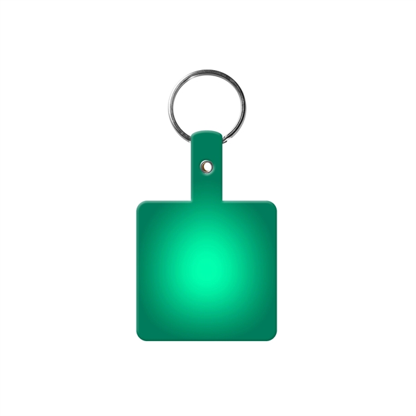 Square Shape Flexible Key Tag with Keychain - Square Shape Flexible Key Tag with Keychain - Image 11 of 17