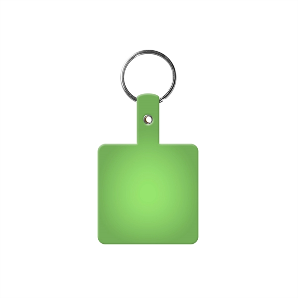 Square Shape Flexible Key Tag with Keychain - Square Shape Flexible Key Tag with Keychain - Image 12 of 17