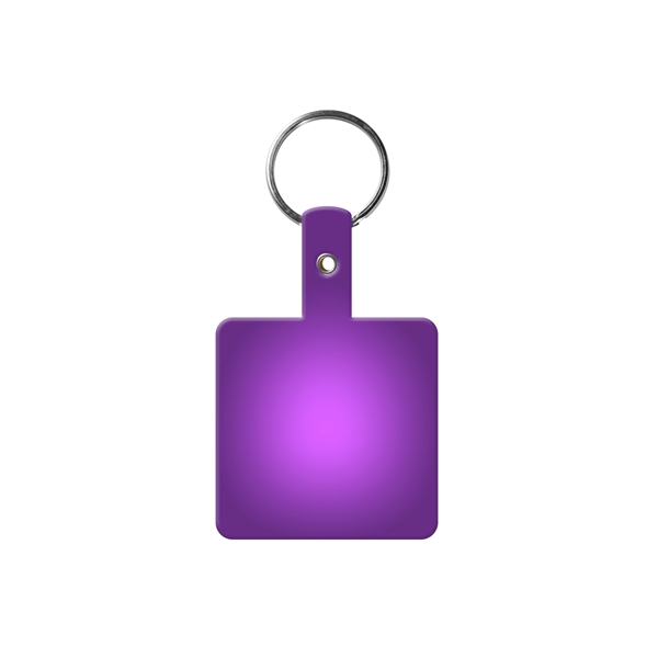 Square Shape Flexible Key Tag with Keychain - Square Shape Flexible Key Tag with Keychain - Image 14 of 17