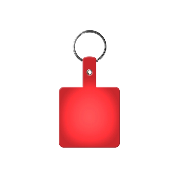 Square Shape Flexible Key Tag with Keychain - Square Shape Flexible Key Tag with Keychain - Image 15 of 17