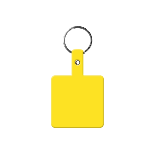 Square Shape Flexible Key Tag with Keychain - Square Shape Flexible Key Tag with Keychain - Image 17 of 17