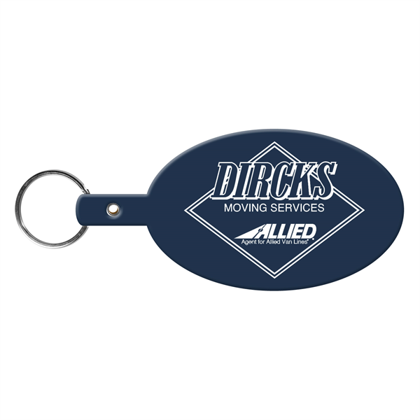 Large Oval Flexible Key Tag Keyring - Large Oval Flexible Key Tag Keyring - Image 3 of 34