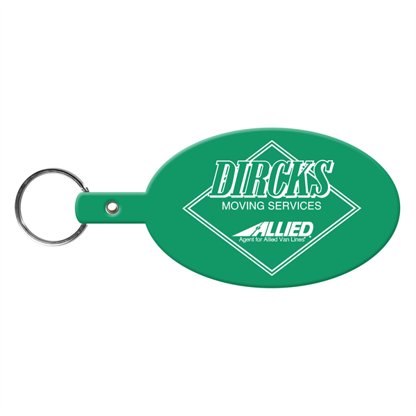 Large Oval Flexible Key Tag Keyring - Large Oval Flexible Key Tag Keyring - Image 5 of 34