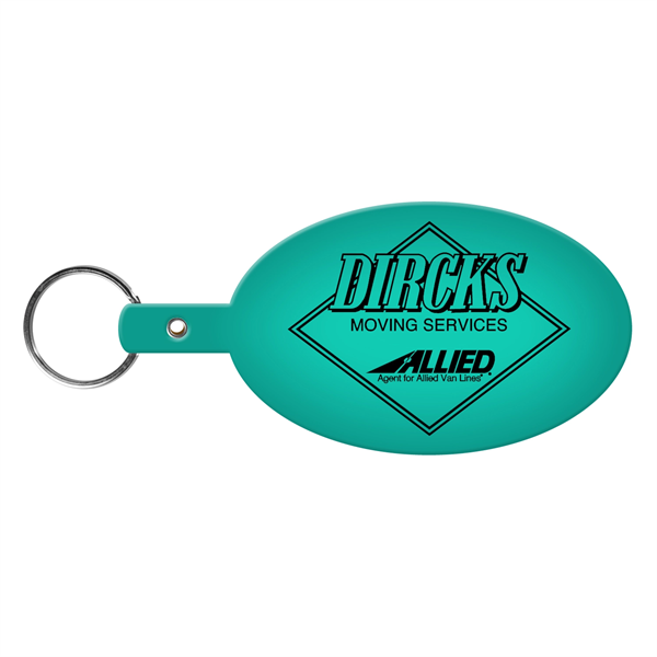 Large Oval Flexible Key Tag Keyring - Large Oval Flexible Key Tag Keyring - Image 8 of 34