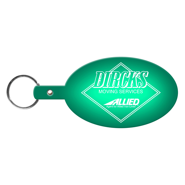 Large Oval Flexible Key Tag Keyring - Large Oval Flexible Key Tag Keyring - Image 10 of 34