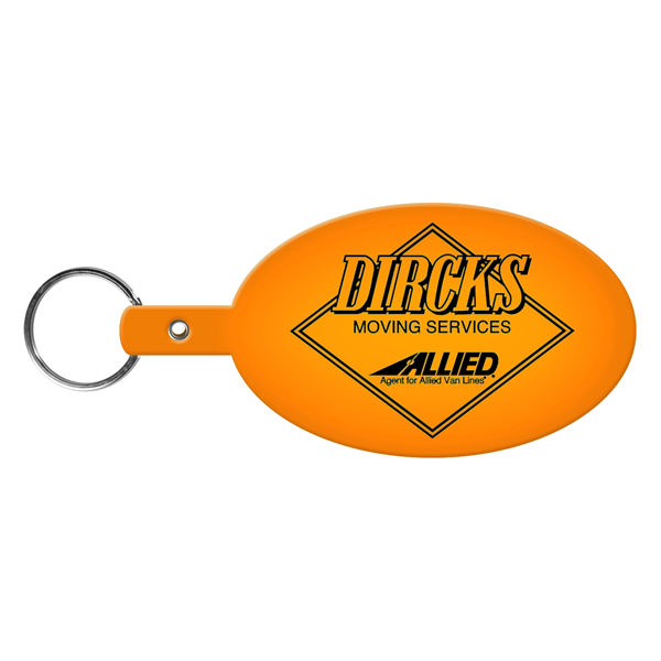 Large Oval Flexible Key Tag Keyring - Large Oval Flexible Key Tag Keyring - Image 12 of 34