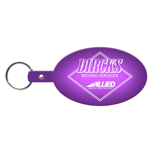 Large Oval Flexible Key Tag Keyring - Large Oval Flexible Key Tag Keyring - Image 13 of 34