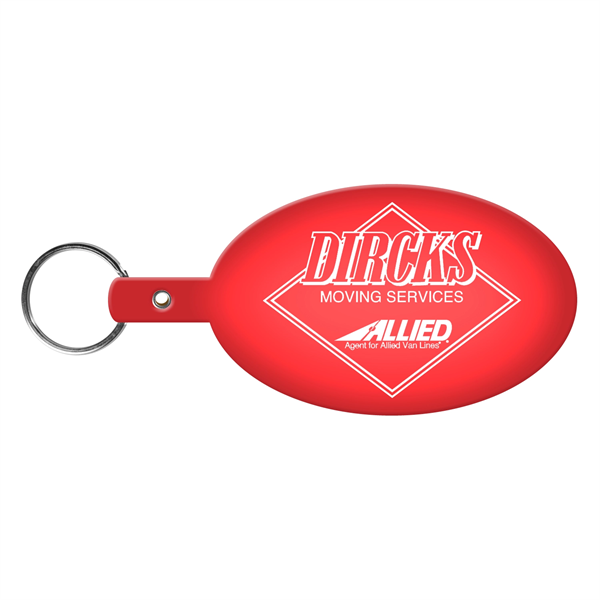 Large Oval Flexible Key Tag Keyring - Large Oval Flexible Key Tag Keyring - Image 14 of 34