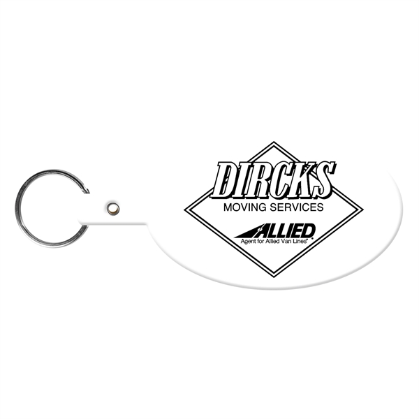 Large Oval Flexible Key Tag Keyring - Large Oval Flexible Key Tag Keyring - Image 15 of 34