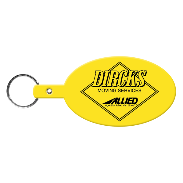 Large Oval Flexible Key Tag Keyring - Large Oval Flexible Key Tag Keyring - Image 16 of 34