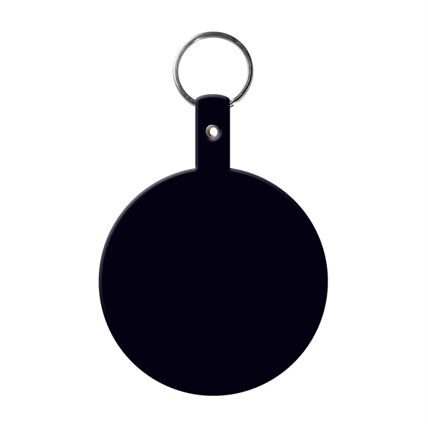 Large Circle Flexible Key Tag with Keychain - Large Circle Flexible Key Tag with Keychain - Image 1 of 17