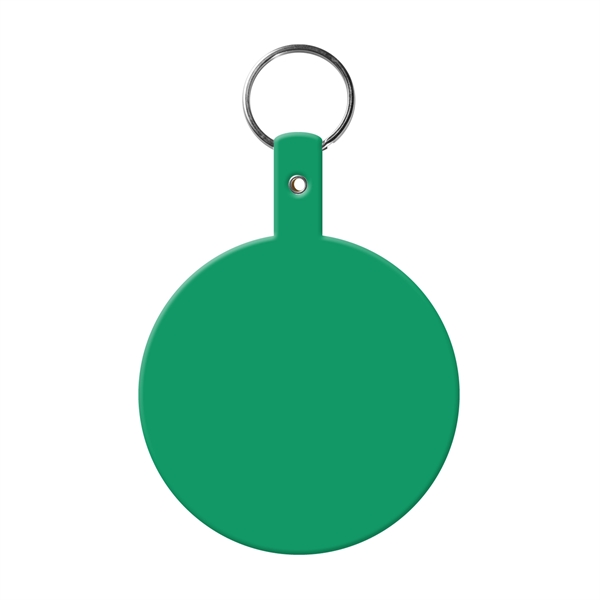 Large Circle Flexible Key Tag with Keychain - Large Circle Flexible Key Tag with Keychain - Image 5 of 17