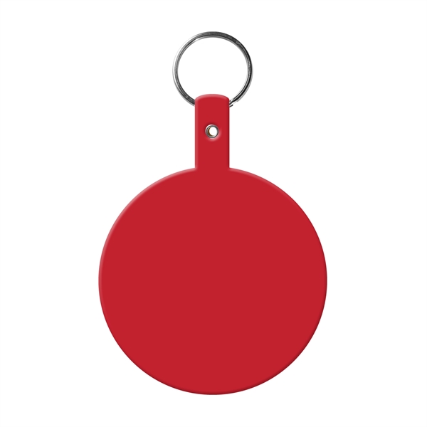 Large Circle Flexible Key Tag with Keychain - Large Circle Flexible Key Tag with Keychain - Image 7 of 17