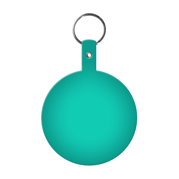Large Circle Flexible Key Tag with Keychain - Large Circle Flexible Key Tag with Keychain - Image 8 of 17