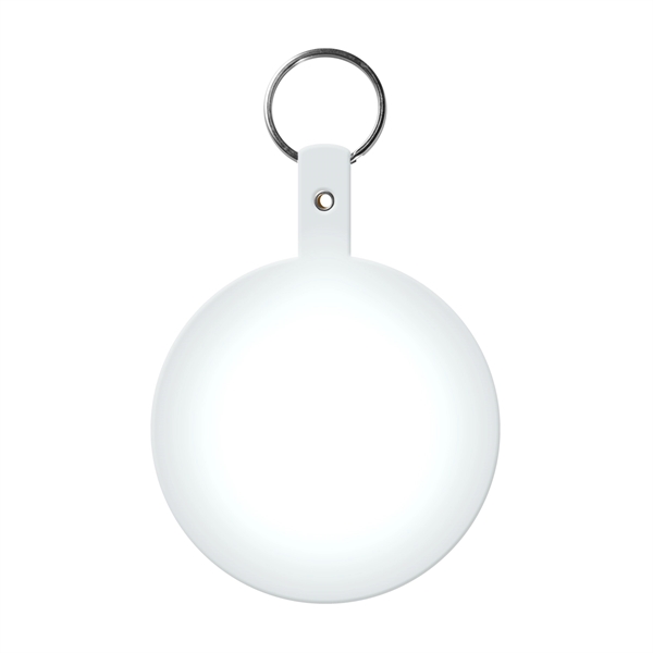 Large Circle Flexible Key Tag with Keychain - Large Circle Flexible Key Tag with Keychain - Image 10 of 17