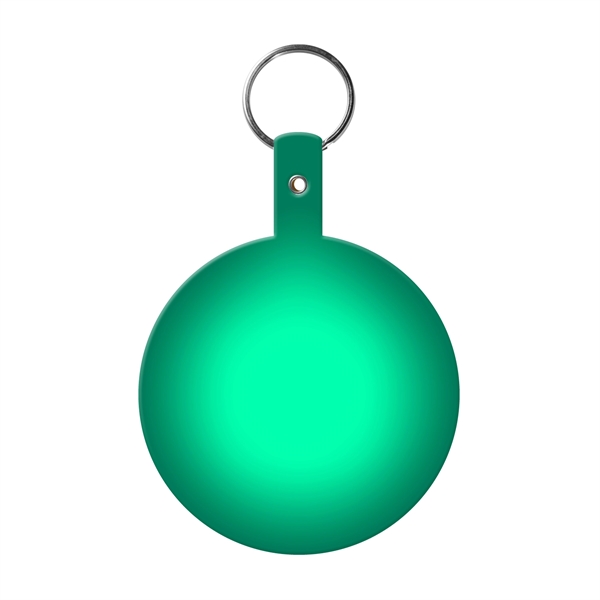 Large Circle Flexible Key Tag with Keychain - Large Circle Flexible Key Tag with Keychain - Image 11 of 17